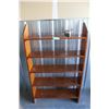 Image 1 : ***Five Tier Custom Built Book Shelf w/Mounted Pencil Sharpener - 58" Tall x 9.5" Deep