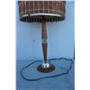 Image 4 : ***MCM End Table Lamp (Double Shade w/Outer Wooden Shade - 26.5" Tall