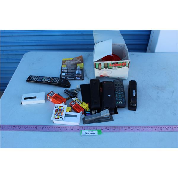 ***Remote Controls, Electronic Tubes, Staplers, Misc.