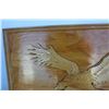 Image 3 : ***Wooden Eagle Picture - 29" x 18"