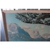 Image 3 : ***Vintage Mountain Scenery Picture - 68" x 48"