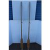 Image 1 : ***(2) Feather Brand Wooden Boat Oars - 76" Long