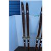 Image 2 : ***(2) Cross Country Wooden Skis w/ Poles