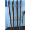 Image 5 : ***(2) Cross Country Wooden Skis w/ Poles