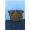 Image 3 : ***Wicker Chair w/ Cushion w/Metal Base - Some Wear
