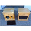 Image 1 : ***2X Bid Price: Speaker End Tables w/Drawer - 24" x 23.5"