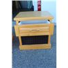 Image 4 : ***2X Bid Price: Speaker End Tables w/Drawer - 24" x 23.5"
