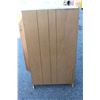 Image 4 : ***Wooden Storage Cabinet - Four Shelves w/Doors - 30" x 12" x 55" Tall