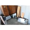 Image 2 : ***Wooden Bed Frame & Rails - 63" x 84" & (3) Mirrors - (35" x 30.5" - Large Size)