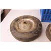 Image 2 : Basket w/4 Wheels - (3) Plastic - One Utility Wheel (10 x 2.75)