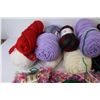Image 3 : (16) Balls of Yarn - (4) Knitting Needles