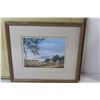 Image 3 : Print of Christ (10" x 13") - (2) Country Scene Prints