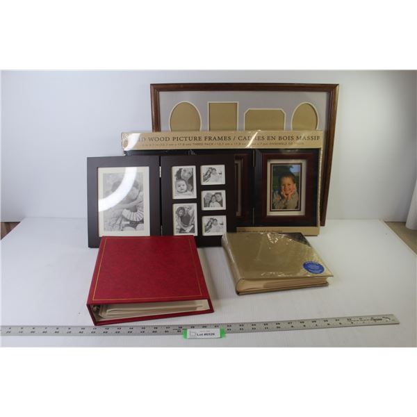 (3) Photo Frames - (2) Photo Albums