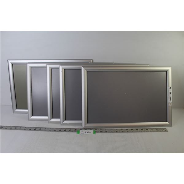 (5) Poster Frames (18" x 12 1/4")