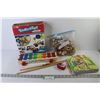 Image 1 : Peter Cotton Tail's Story Picture Book - Tinker Toys - Fisher Price Xylophone w/Americans Classic Dr