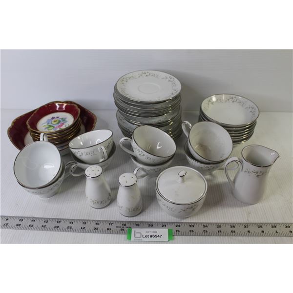 Noritake Dish Set (incomplete) - Elite Painted Bowl Set