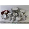 Image 1 : Noritake Dish Set (incomplete) - Elite Painted Bowl Set