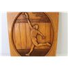Image 2 : Molded Plastic Baseball Player - Called - The Big Catch (15" x 19")
