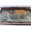 Image 3 : Mirror Framed Mountain Scene (31 1/2" - 17 1/2")