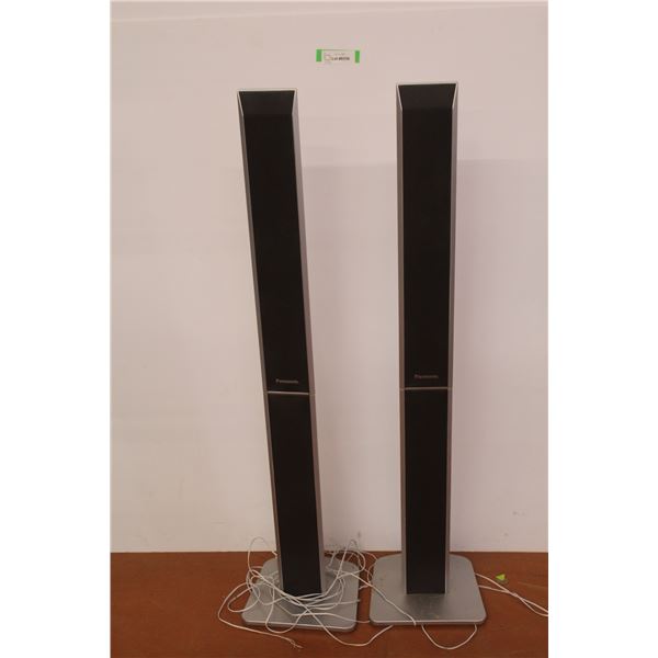 *(2) 44" Panasonic Speakers (as is)