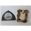 Image 2 : Walker's Tin - Find It Tin - Western Photo Frame (3 1/2" x 5") - Tin Cups - Tin Ladle
