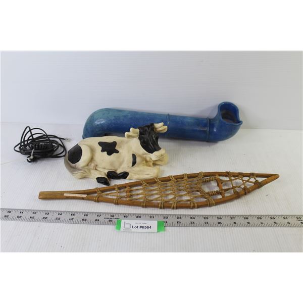 Periscope - Cow Telephone - One Miniature Snow Shoe