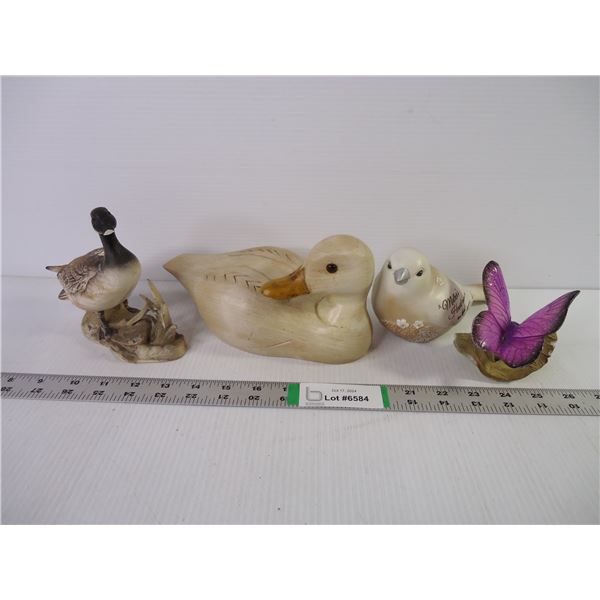 (4) Assorted Animal Ornaments-some damage