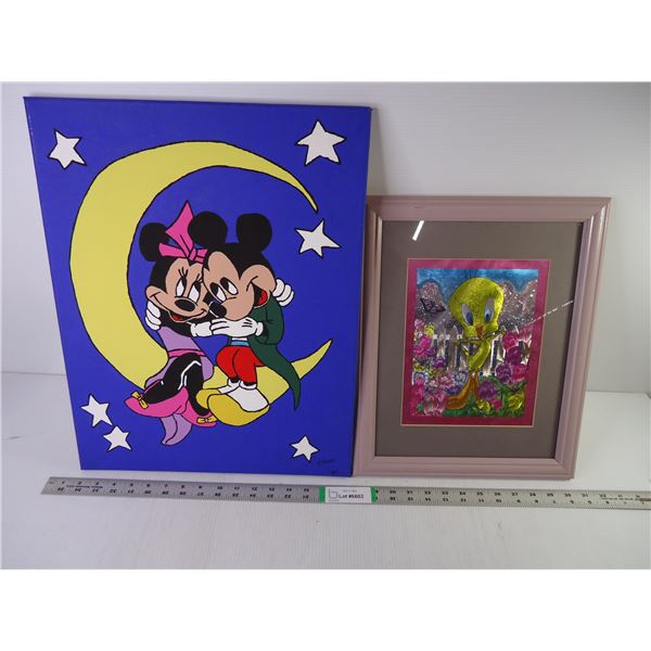 Looney Tunes and Disney Wall Decor