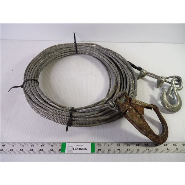 Wire Rope Winch Line Tow Truck Cable-Unknown Length