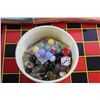 Image 7 : Go For It Game, Chinese Checkers and Chess Boards, Marbles and Books - Little Woman, Little Men and 
