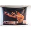 Image 2 : Bruce Lee Wall Hanging 39'' x 30'' and Framed Holographic Picture 18'' x 14''