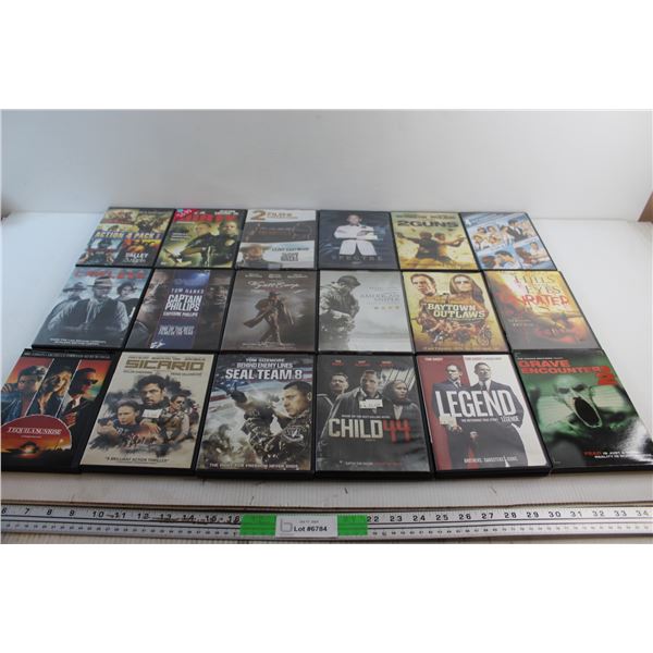 (18) DVD Movies - Lawless, Captain Phillips and 2Guns
