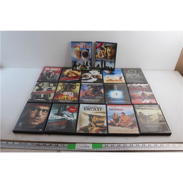 (17) DVD Movies - Bandidas, 50 First Dates and The Family