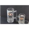 Image 3 : (4) A&W Glass Mugs