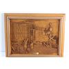 Image 2 : Carved Wood Wall Art - Friendly Goodbye by Kim Murray 19'' x 16''