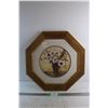Image 1 : Framed Floral Print 22'' x 22''