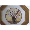Image 2 : Framed Floral Print 22'' x 22''