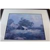Image 9 : Framed Prints - Harbour View, Farm and House View 22'' x 18''