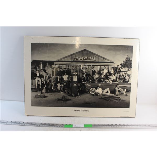 1990's Toronto Maple Leafs Roster Photo Print "Getting It Going" by Gary Wildman 29'' x 20'' - Glenn