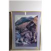 Image 2 : Framed Wilderness View Print and Framed Velvet Matador Painting