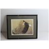 Image 7 : Framed Holographic Eagle Picture 17'' x 13'' and Framed Eagle Print 10'' x 8''
