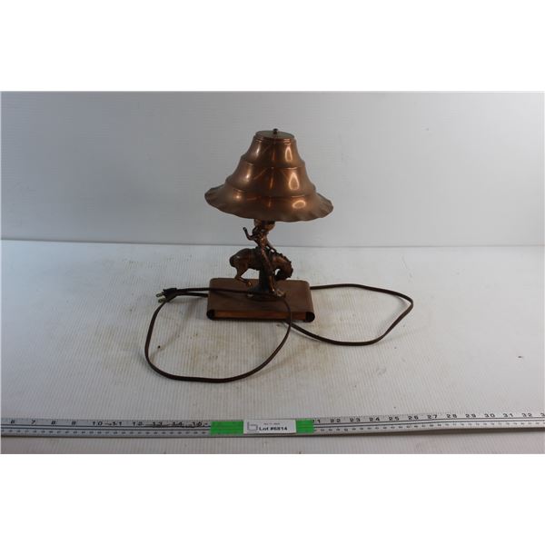 Decorative Cowboy Desk Lamp - As Is