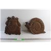 Image 1 : Frog and Snail Metal Wall Decor