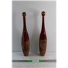 Image 1 : (2) Wooden Juggling Pins