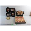 Image 1 : Photo Frame, Poirot & Germain Clock, Harley Davidson Clothes Rack and Wall Decor
