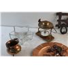 Image 8 : Copper Creamer, Lantern, Decorative Silver Plates, Clothes Racks and Misc.