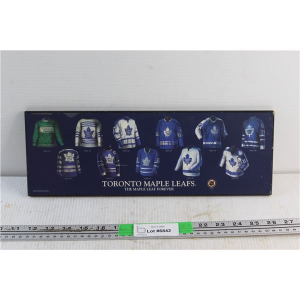 Toronto Maple Leaf's - The Maple Leaf Forever Wall Plaque  16'' x 6''