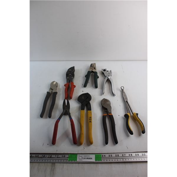 Leather Punch, Tin Snips and Wire Cutters