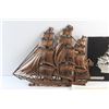 Image 2 : Ship Wall Decor and (4) Ship Prints 14'' x 12''