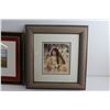 Image 4 : Indigenous Woman and Landscape View Framed Prints 16'' x 13''
